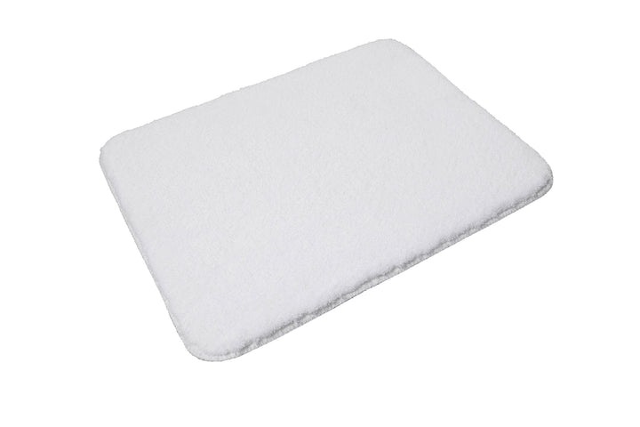 Joris Badteppich weiß Kurzflor rechteckig