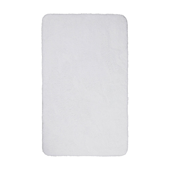 Joris Badteppich weiß Kurzflor rechteckig