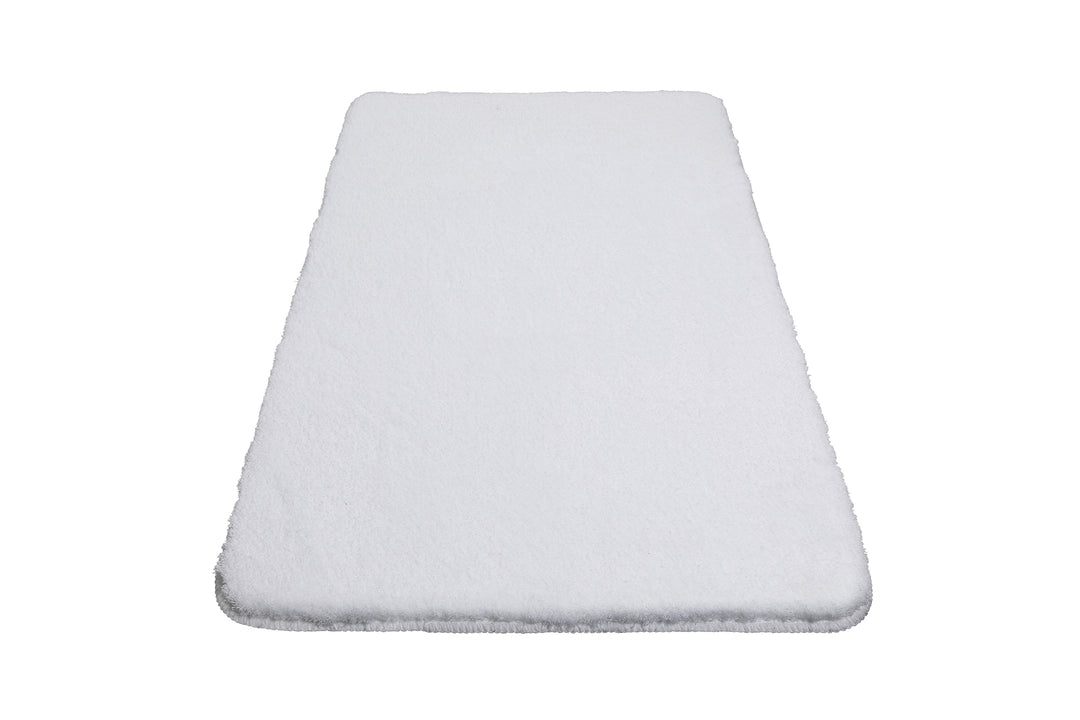 Joris Badteppich weiß Kurzflor rechteckig