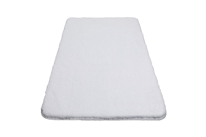 Joris Badteppich weiß Kurzflor rechteckig