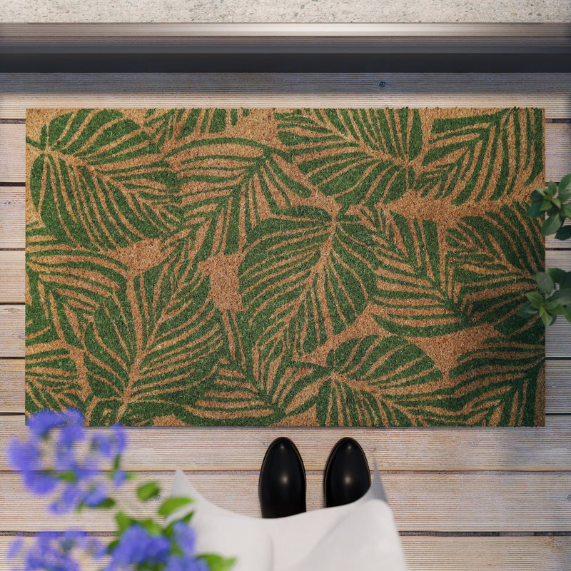 Fußmatte aus Kokosfaser Natur Grün » Jungle Mat « WECONhome