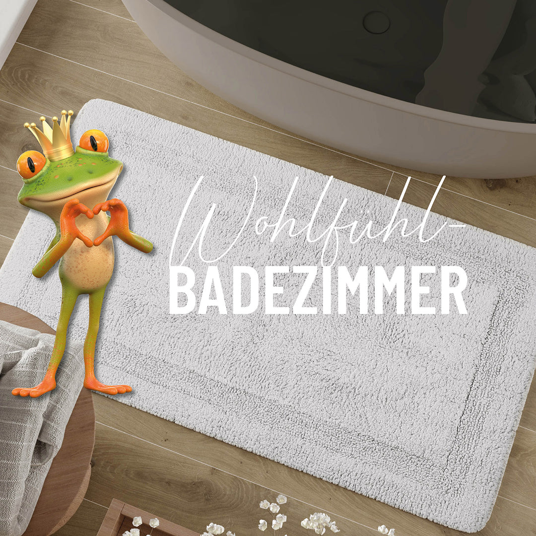 Badteppich Weiß "Knut" WECONhome Basics