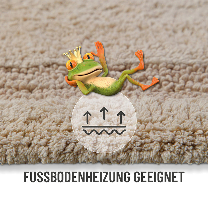 Badteppich Beige "Knut" WECONhome Basics