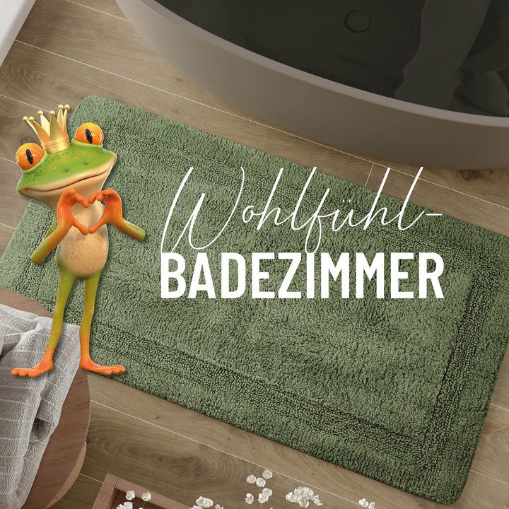 Badteppich Grün "Knut" WECONhome Basics