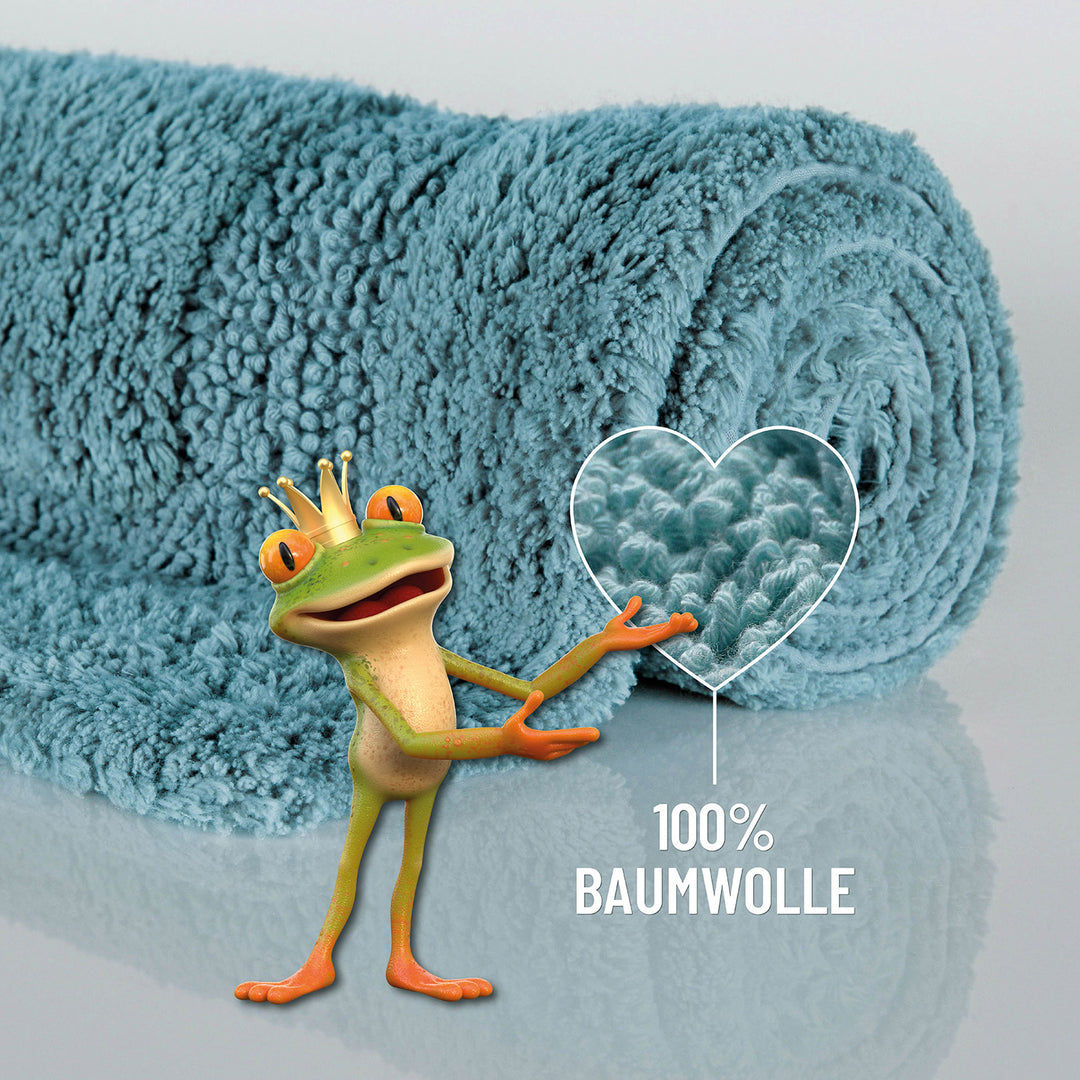 Badteppich Rauch Blau "Knut" WECONhome Basics