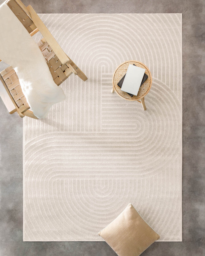 In- & Outdoor Teppich Creme Beige "Bacalar" WECONhome