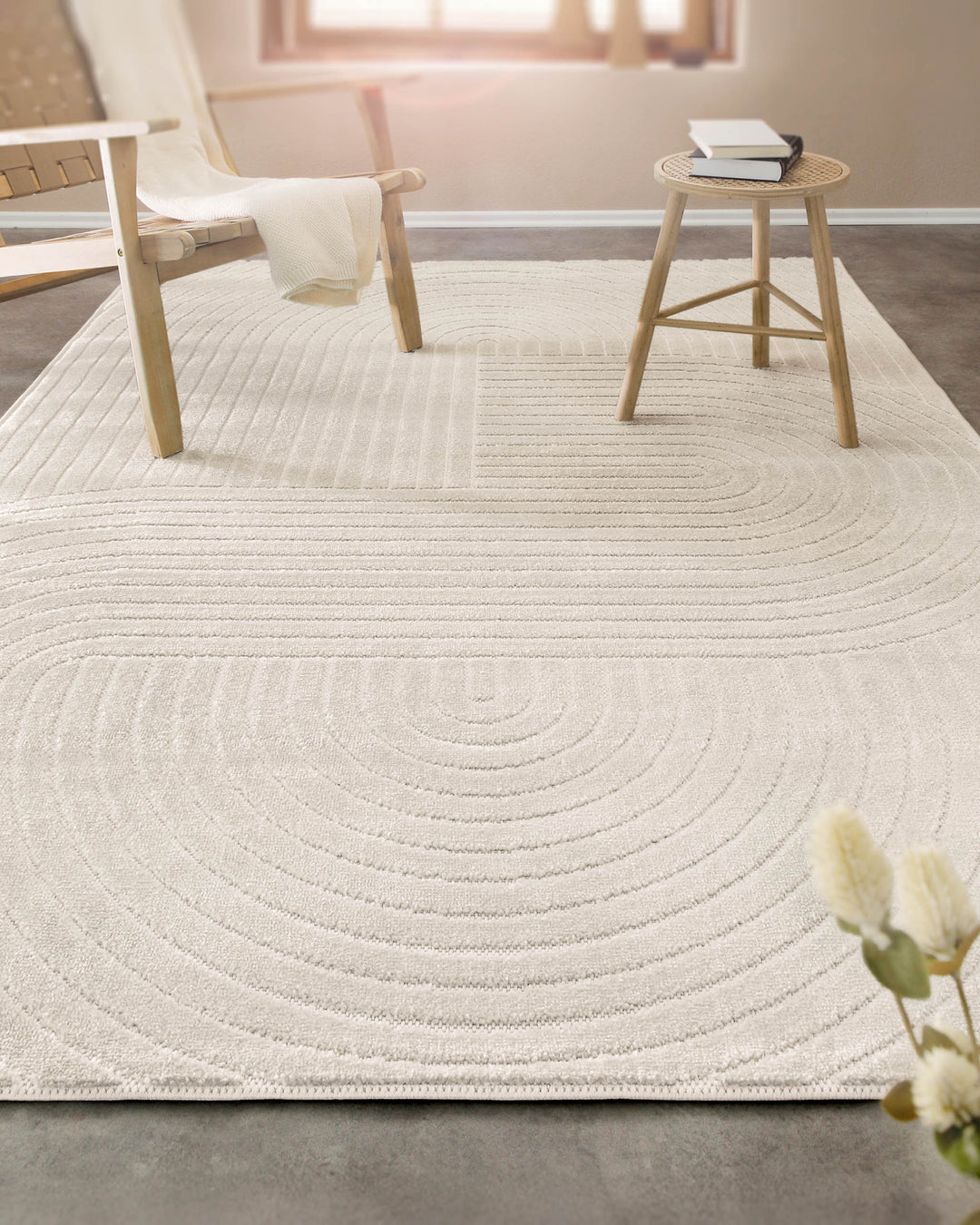 In- & Outdoor Teppich Creme Beige "Bacalar" WECONhome