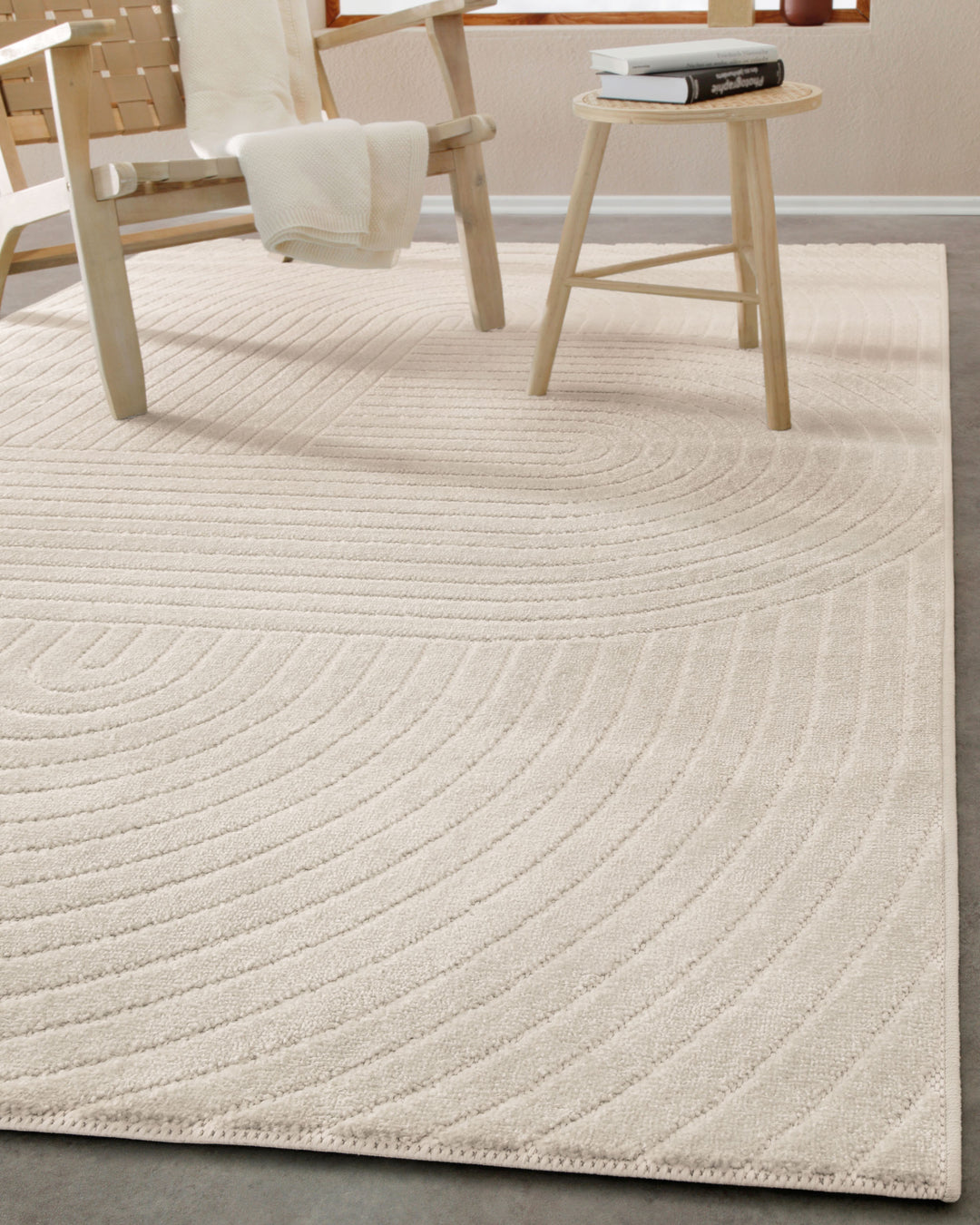 In- & Outdoor Teppich Creme Beige "Bacalar" WECONhome
