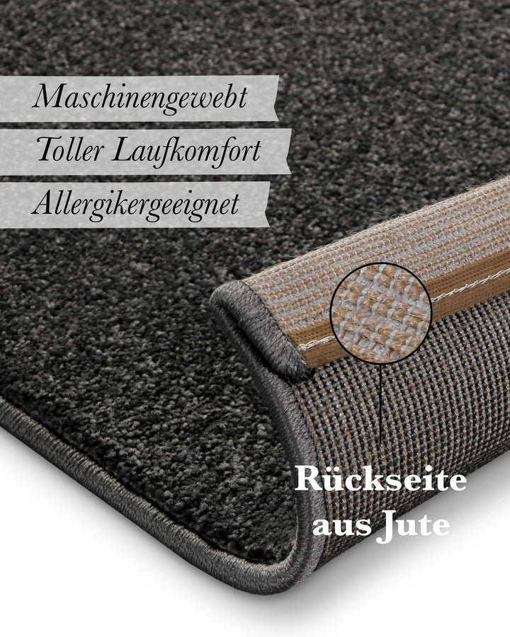 Detail der Rückseite mit sichtbarer Jute-Beschichtung und stabiler Verarbeitung