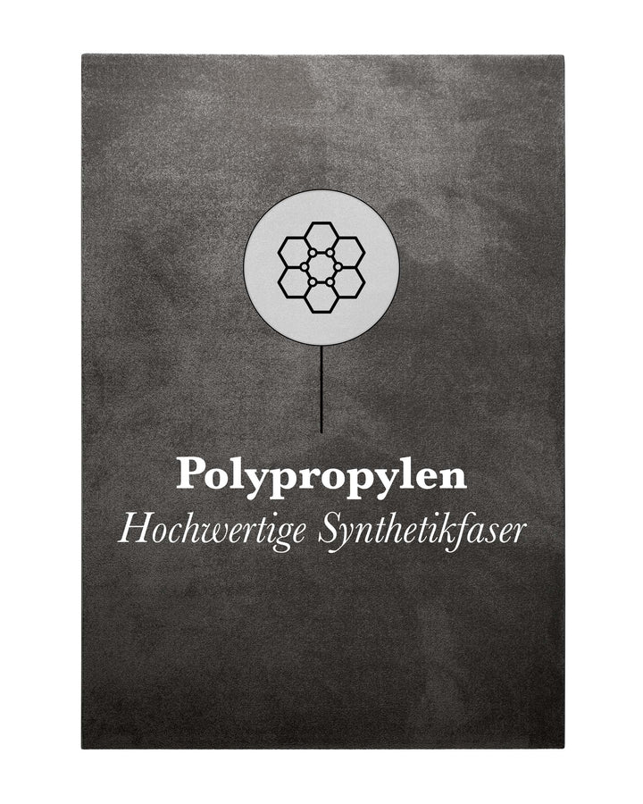 Materialdarstellung Polypropylen, steht für Strapazierfähigkeit und pflegeleichte Eigenschaften