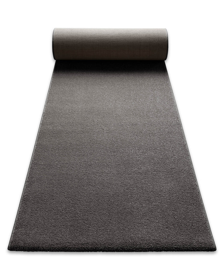 Ausgerollter Läufer im Einsatz, betont Länge und praktische Nutzung im Alltag