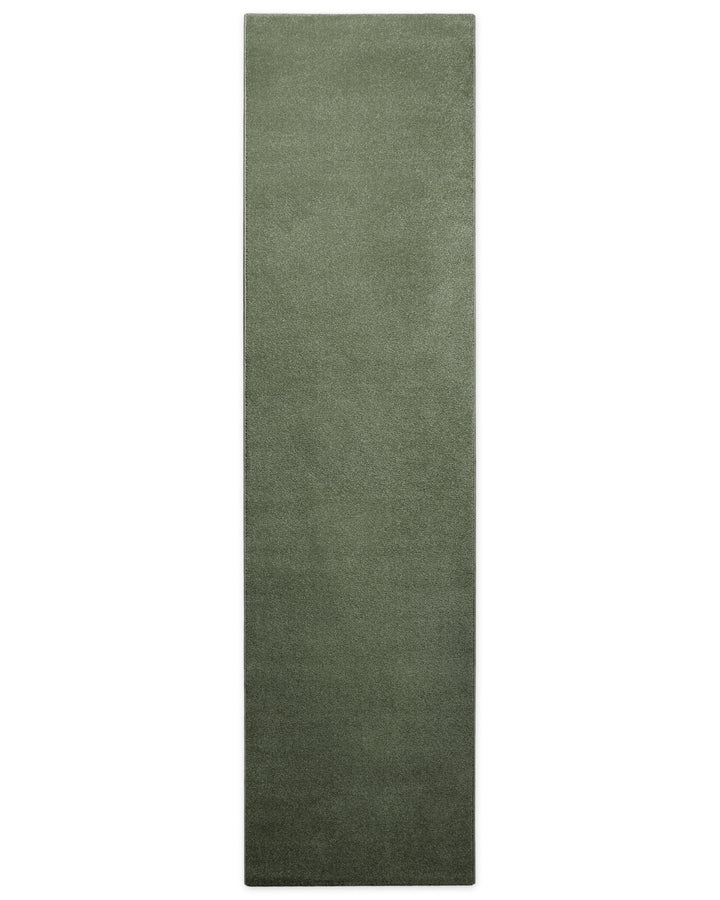 Teppich Läufer Montepulciano Laub Grün schmale Form für Flur