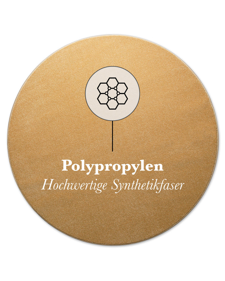 Detailaufnahme der Teppichkante mit Hinweis auf die Nutzung bei Fußbodenheizung