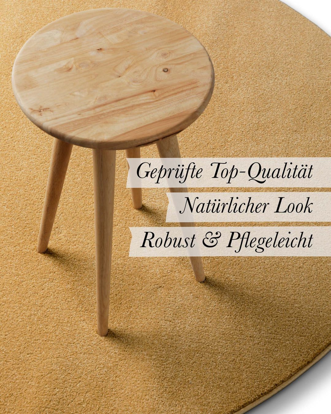 Materialgrafik mit Fokus auf Polypropylen, steht für Widerstandsfähigkeit und einfache Pflege