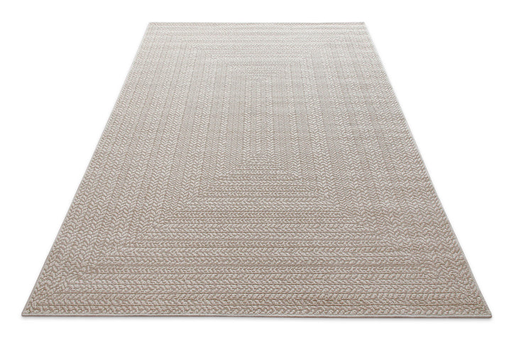 In-& Outdoor Teppich Layo beige rechteckig Perspektive