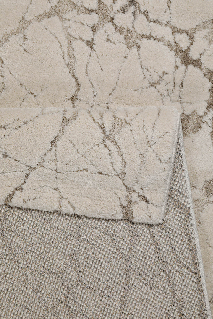 Linus Teppich creme beige Kurzflor rechteckig