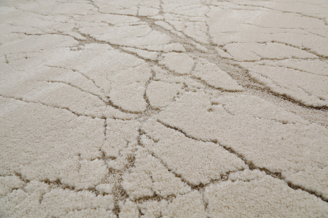 Linus Teppich creme beige Kurzflor rechteckig