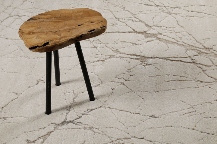 Linus Teppich creme beige Kurzflor rechteckig