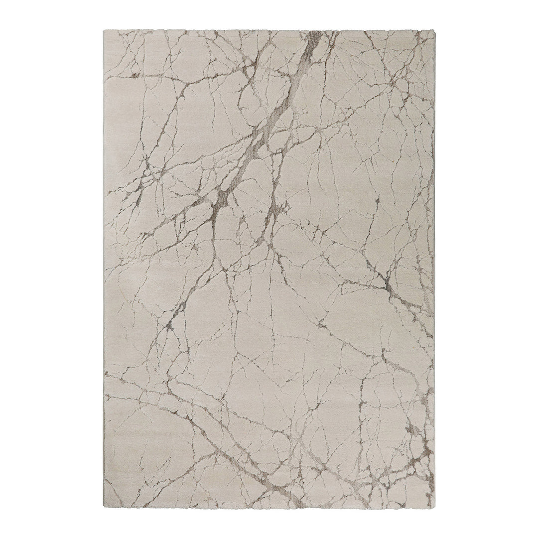 Linus Teppich creme beige Kurzflor rechteckig