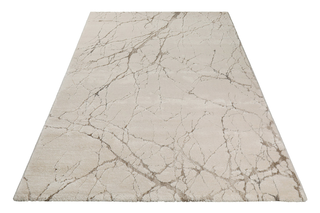 Linus Teppich creme beige Kurzflor rechteckig