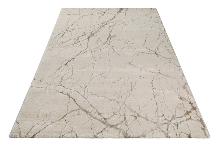 Linus Teppich creme beige Kurzflor rechteckig