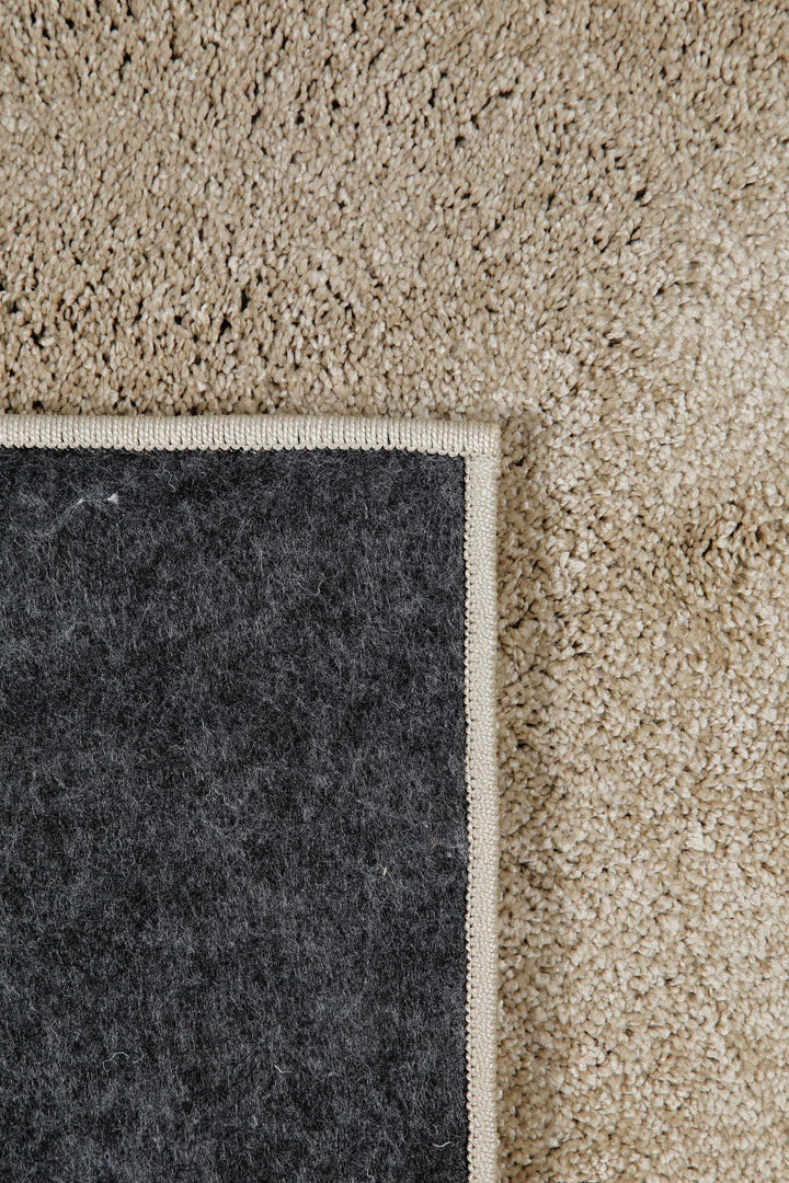 Manta Teppich sand beige Hochflor rechteckig