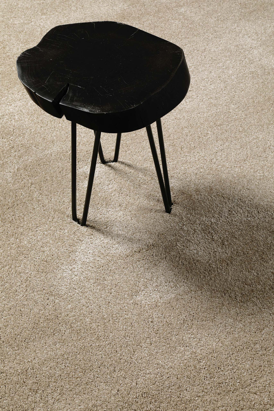 Manta Teppich sand beige Hochflor rechteckig