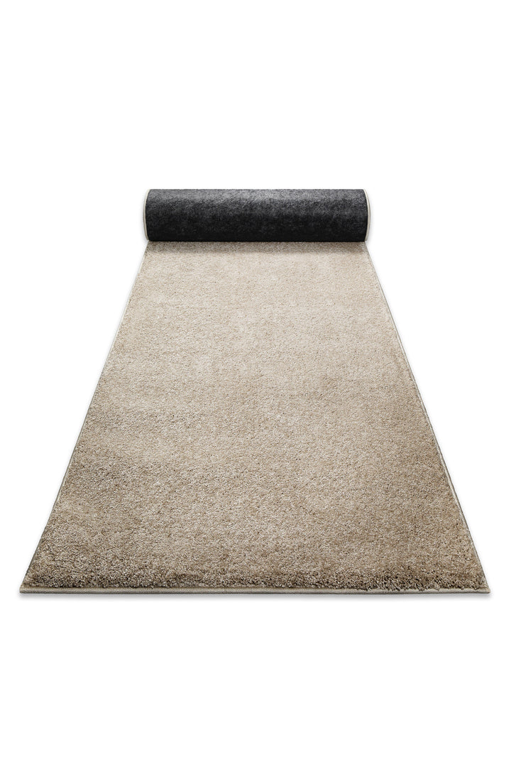 Manta Teppich sand beige Hochflor rechteckig