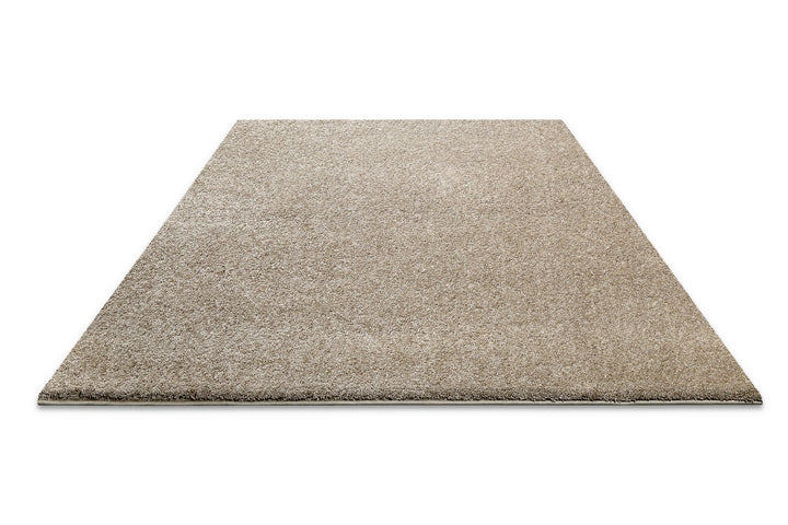 Manta Teppich sand beige Hochflor rechteckig