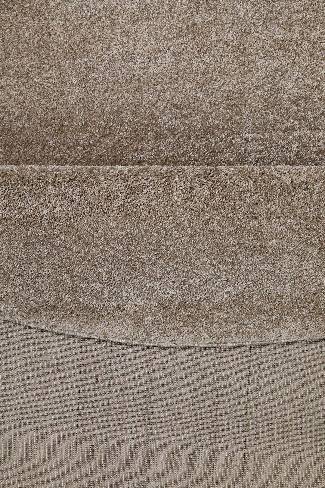 Topas Teppich sand beige Kurzflor rund