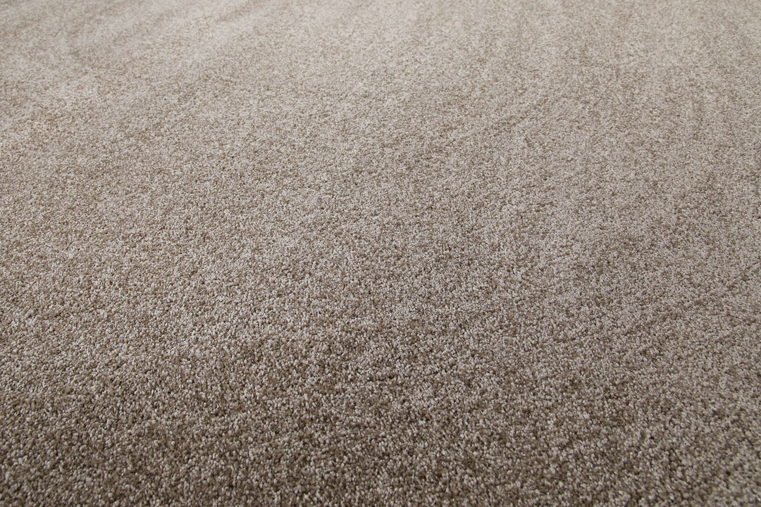 Topas Teppich sand beige Kurzflor rund