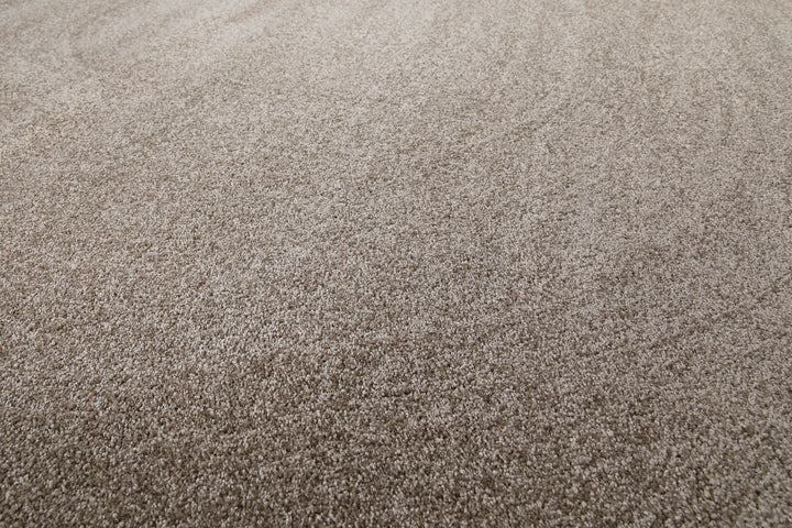 Topas Teppich sand beige Kurzflor rund