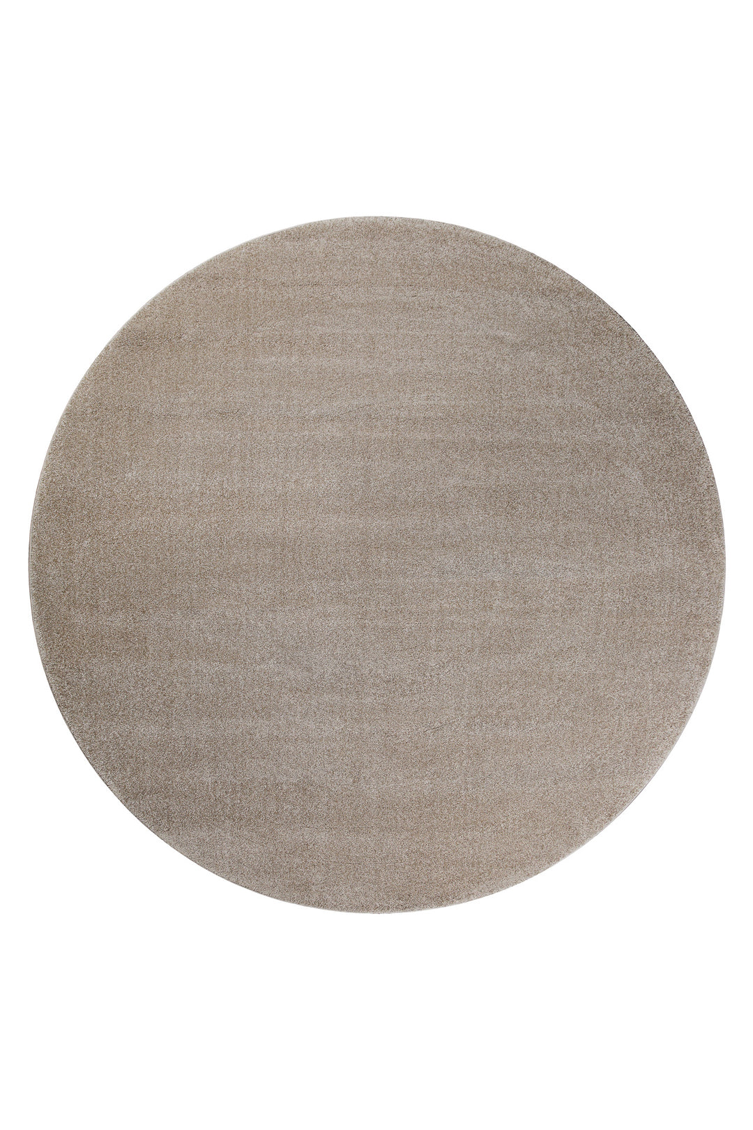 Topas Teppich sand beige Kurzflor rund