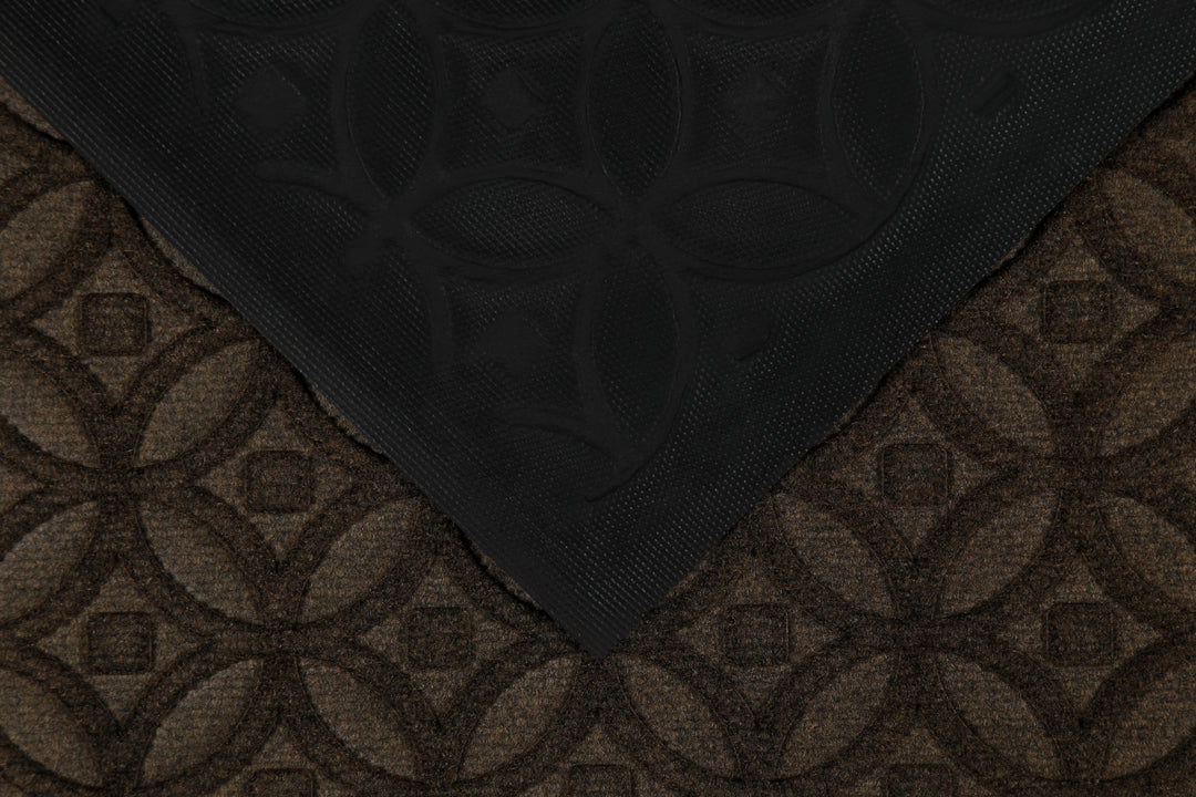 Midnight Mosaic Fußmatte braun Kurzflor rechteckig