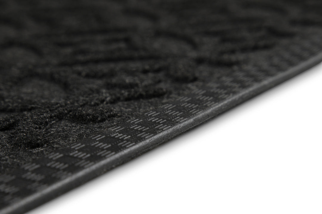 Midnight Mosaic Fußmatte anthrazit Kurzflor rechteckig