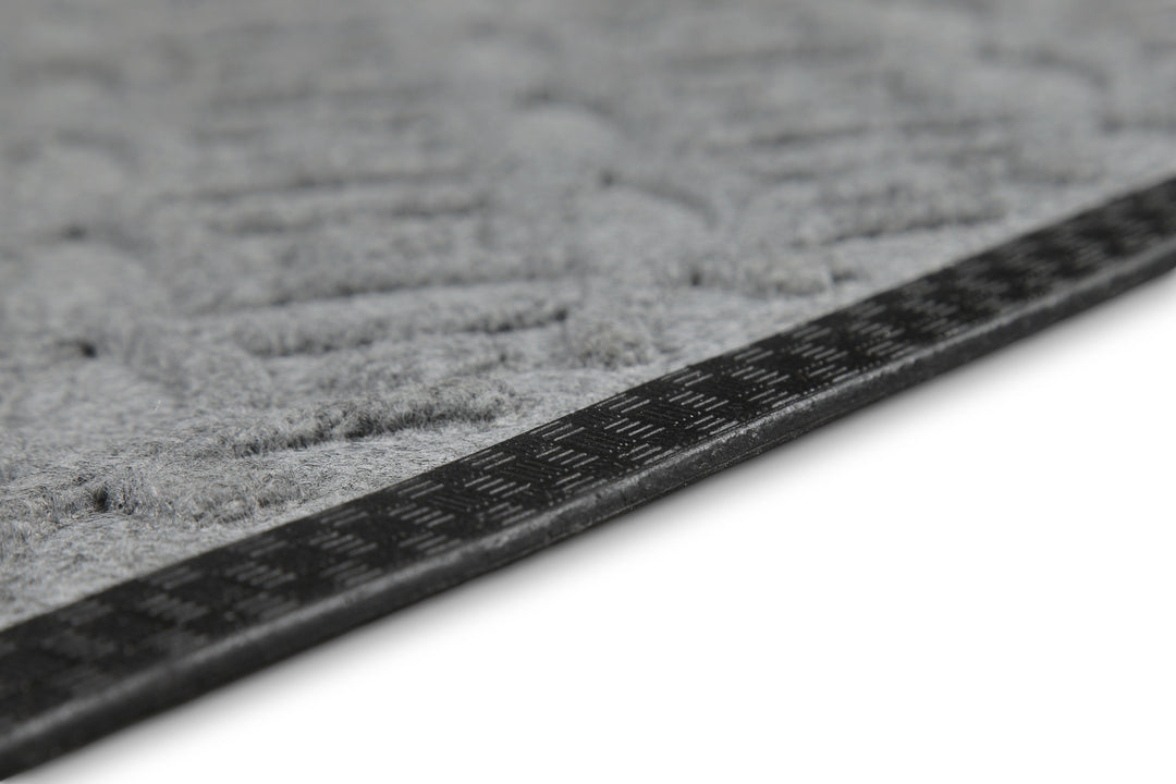 Midnight Mosaic Fußmatte hell grau Kurzflor rechteckig