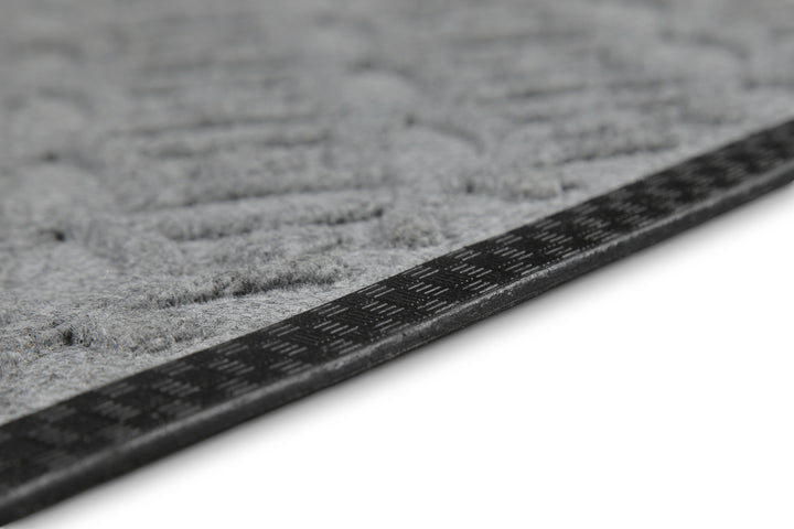 Midnight Mosaic Fußmatte hell grau Kurzflor rechteckig