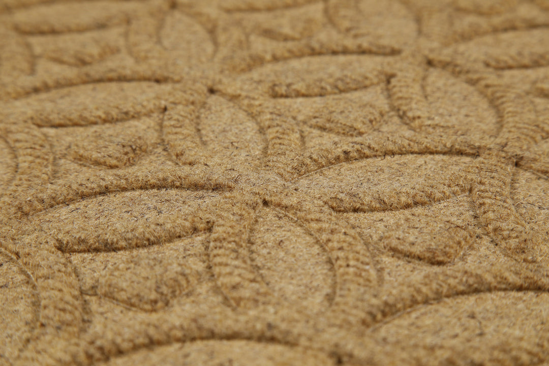 Midnight Mosaic Fußmatte honig beige Kurzflor rechteckig