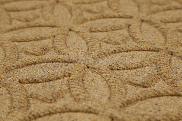 Midnight Mosaic Fußmatte honig beige Kurzflor rechteckig