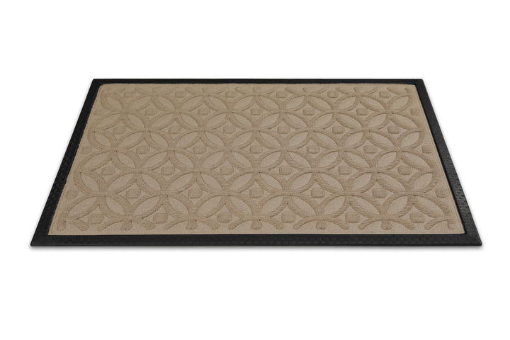 Midnight Mosaic Fußmatte sand beige Kurzflor rechteckig