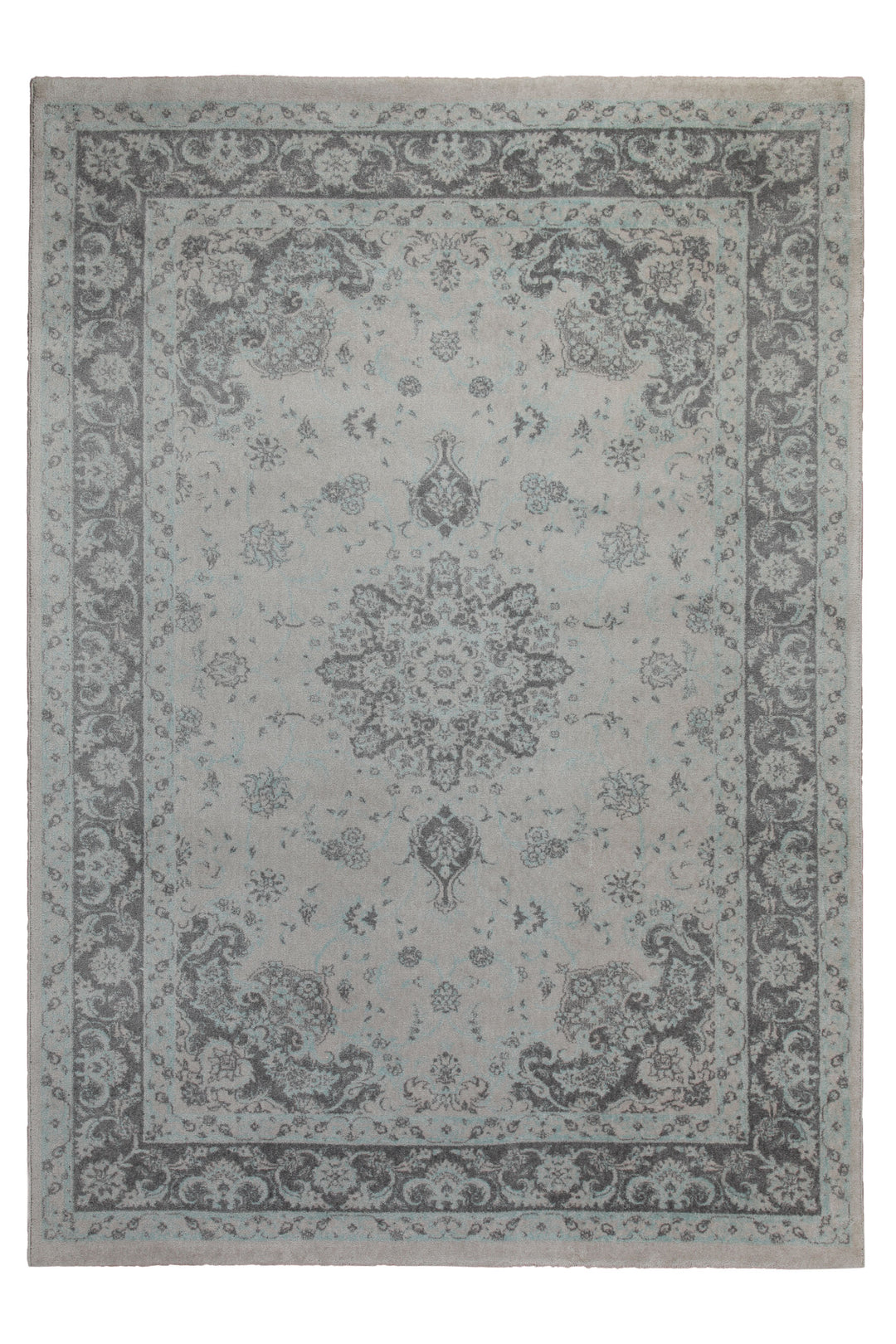 160x230 cm Teppich Wohnzimmer Grau
