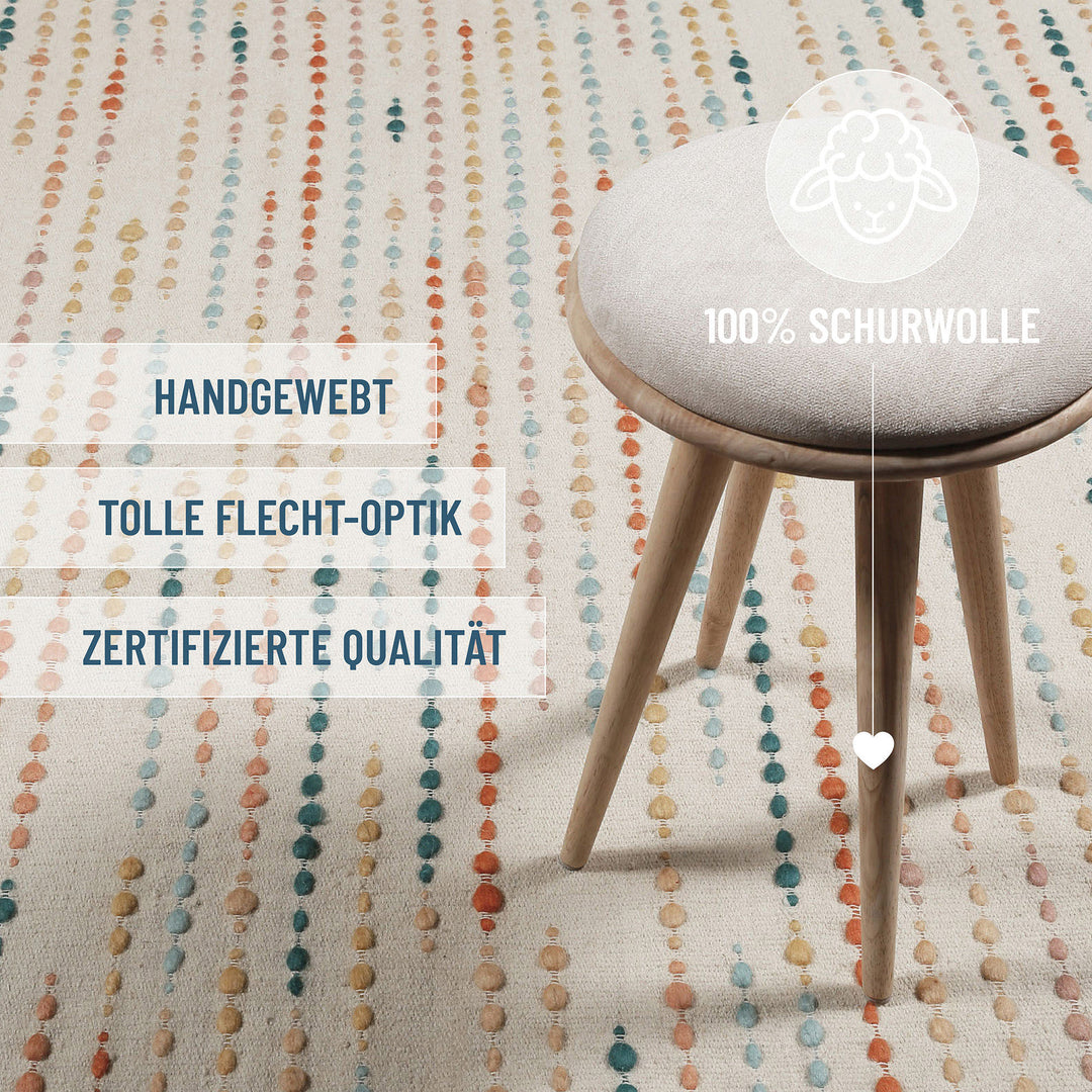 Maddie Teppich multi Kurzflor rechteckig