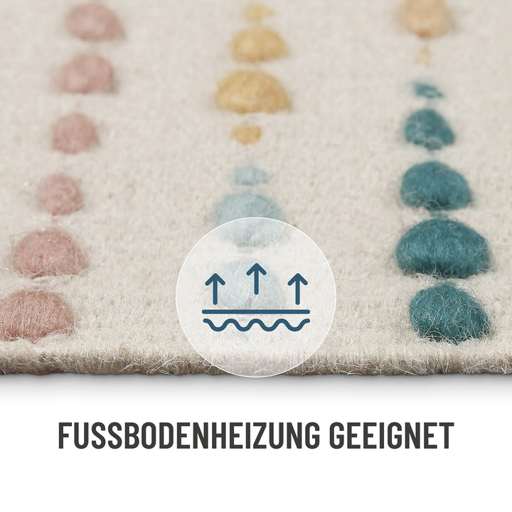 Maddie Teppich multi Kurzflor rechteckig