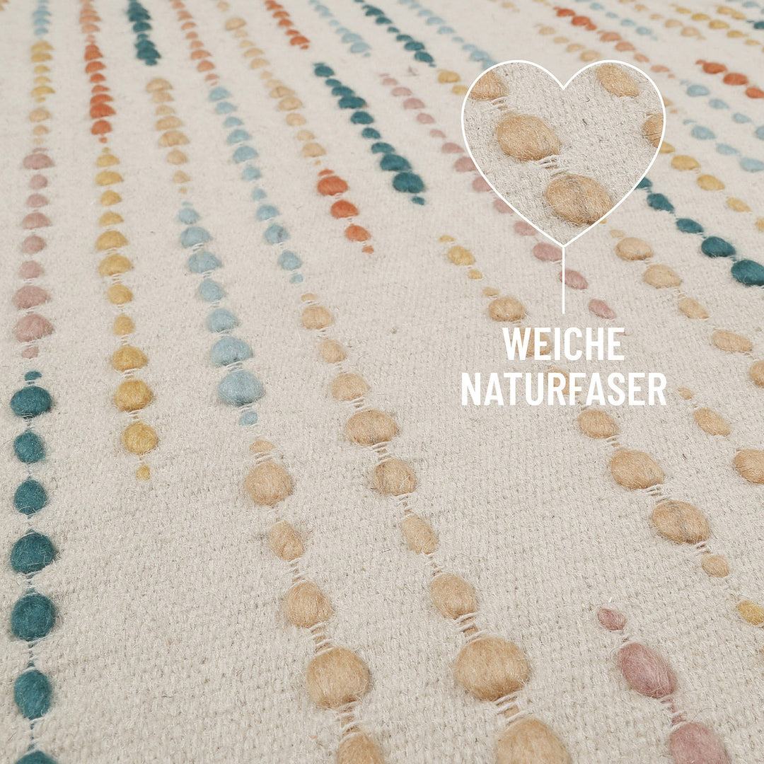 Maddie Teppich multi Kurzflor rechteckig