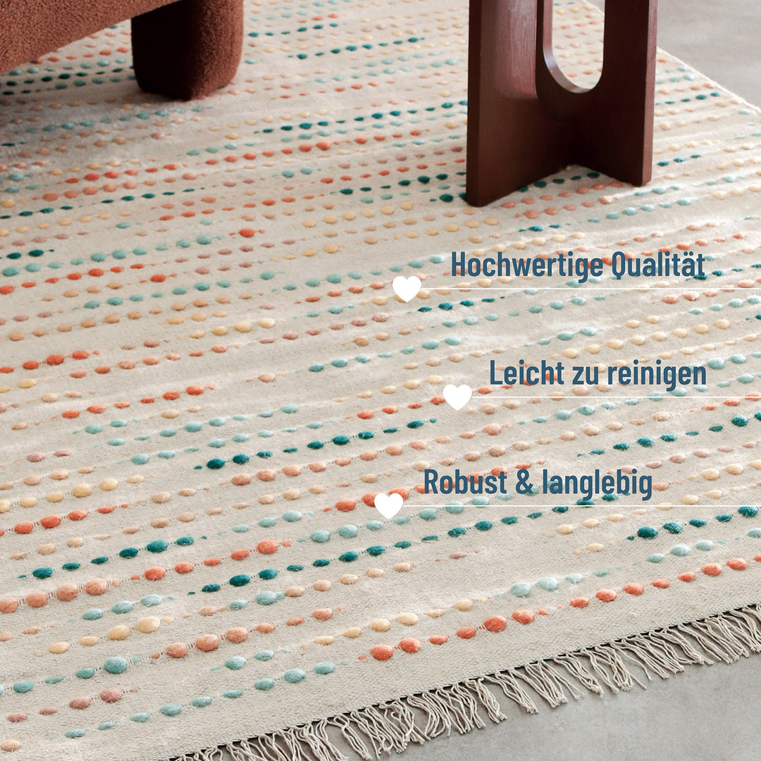 Maddie Teppich multi Kurzflor rechteckig