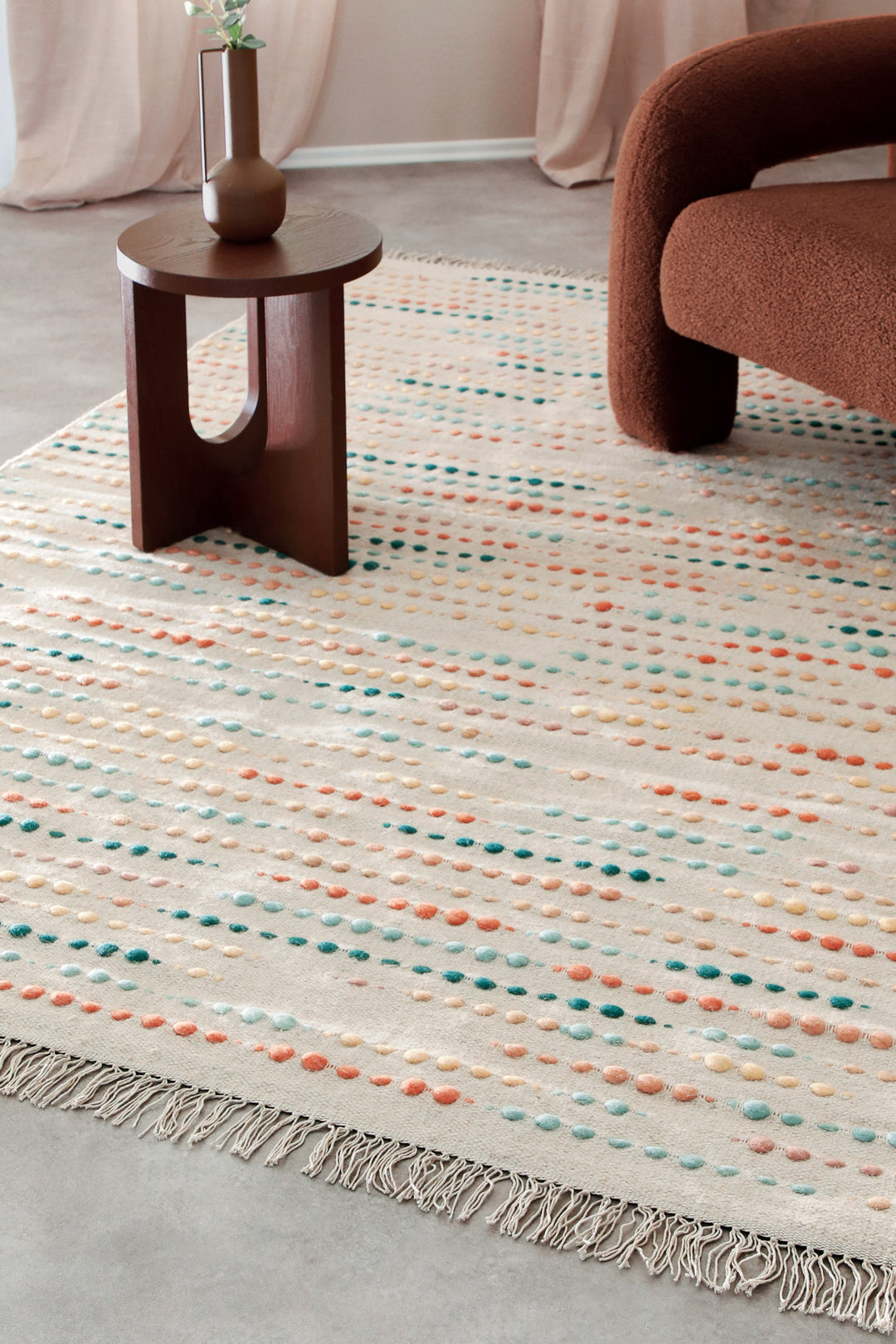 Maddie Teppich multi Kurzflor rechteckig