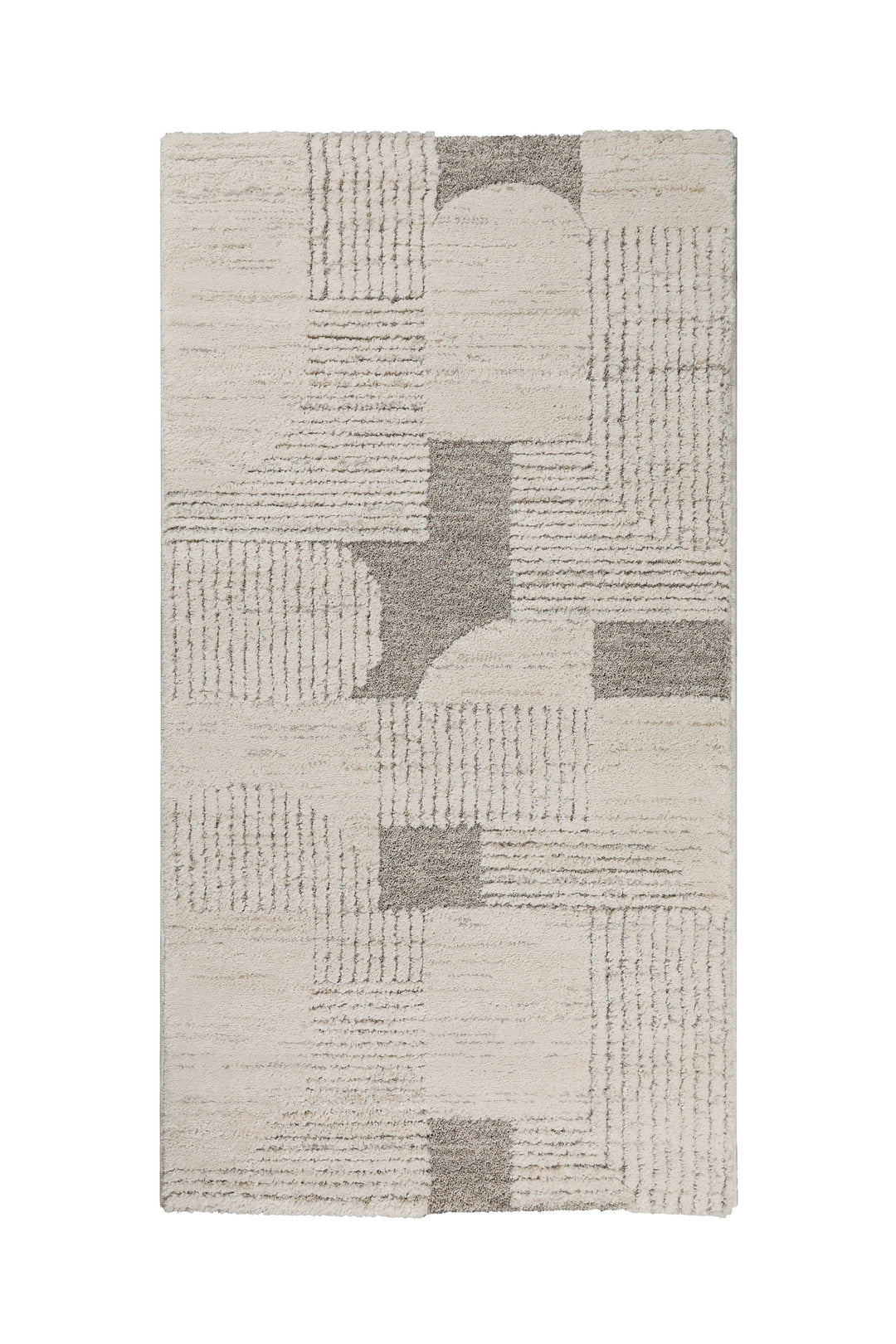 Mats Teppich creme beige Kurzflor rechteckig