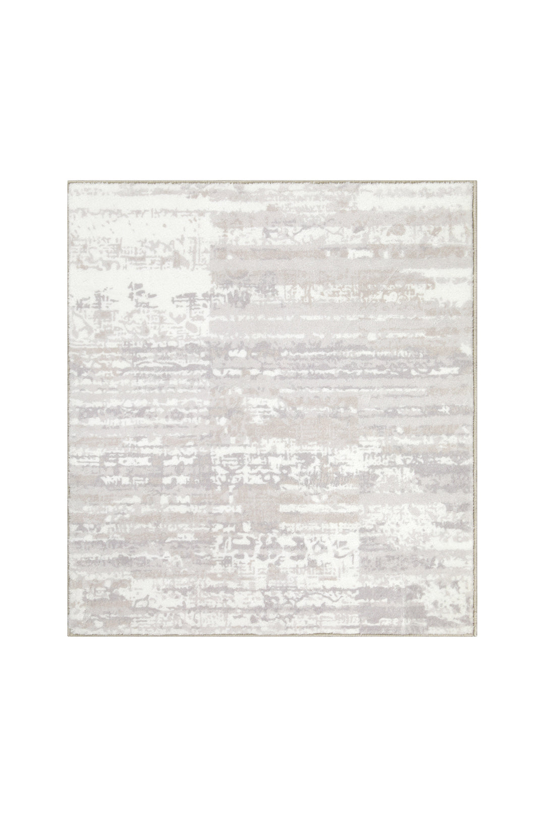 Mauri Badteppich greige Kurzflor rechteckig
