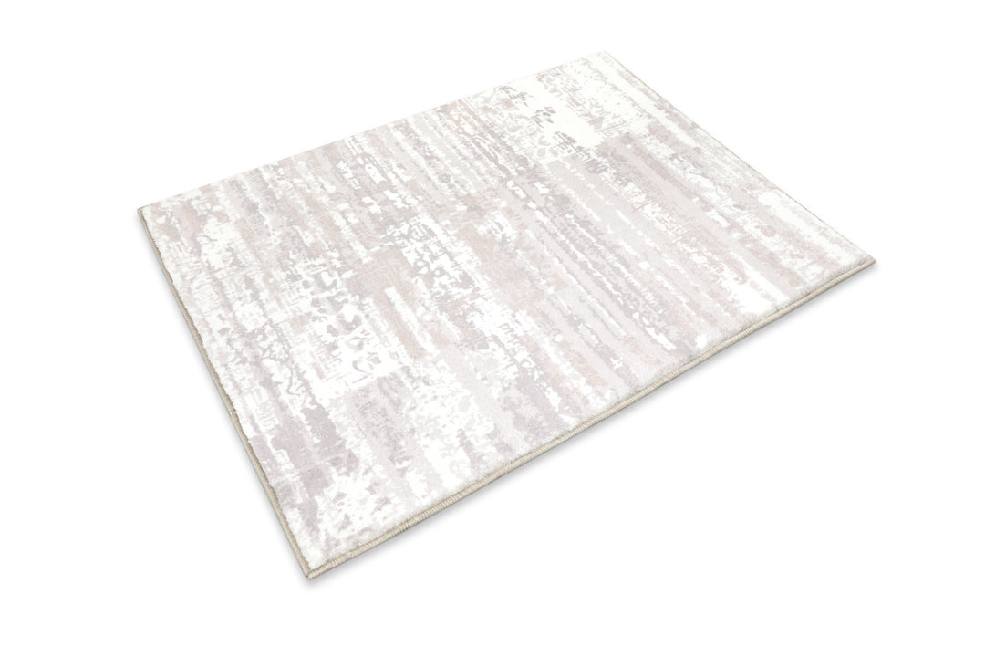 Mauri Badteppich greige Kurzflor rechteckig