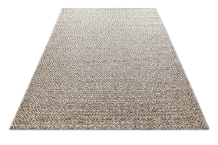 In-& Outdoor Teppich Miami Beach creme weiß rechteckig Perspektive